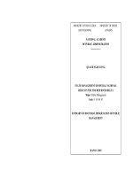 Quản lý nhà nước về di tích quốc gia đặc biệt vùng đồng bằng sông hồng tóm tắt TA