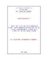 Ảnh hưởng của việc thực hiện chính sách bồi thường giải phóng mặt bằng đến cuộc sống của người dân khi nhà nước thu hồi đất tại huyện bố trạch, tỉnh quảng bình 