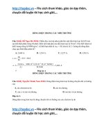 VL11 c3  tuyển chọn 90 câu hỏi dòng điện trong các môi trường từ đền thi năm 2018 