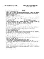 de kiem tra giua ki 1 lop 7 mon van 2018