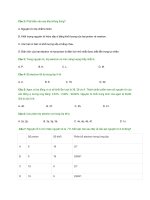 Đề kiểm tra giữa kì Hóa 10