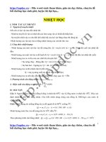 Chuyên đề bồi dưỡng học sinh giỏi vật lý THCS   nhiệt lượng 