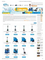 Đại lý phân phối máy chà sàn Cleanmaid chính hãng  Điện máy Hoàng Liên