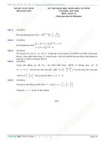 Đề thi học sinh giỏi môn toán lớp 12, tỉnh Thái Nguyên