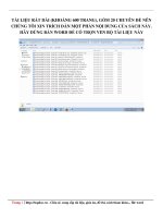 Tài liệu bồi dưỡng học sinh giỏi   chuyên đề 1   tính đơn điệu và cực trị   lê hoành phò   file word   copy 