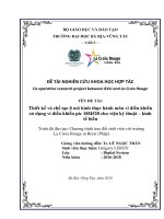 Thiết kế và chế tạo 8 mô hình thực hành môn vi điều khiển sử dụng vi điều khiển pic 18f4520 cho viện kỹ thuật – kinh tế biển đề tài nghiên cứu khoa học 