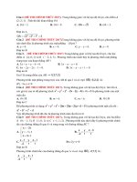 Lớp 12   OXYZ   ( đề chính thức 2017) 35 câu oxyz từ đề thi năm 2018 