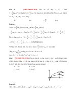 Lớp 12   số mũ và logarit   (MEGA BOOK ) 75 câu số mũ  và logarit từ đề thi năm 2018 