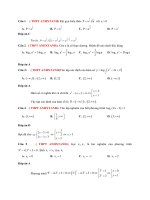 Lớp 12   số mũ và logarit   (trường không chuyên 291 câu số mũ  và logarit từ đề thi năm 2018 