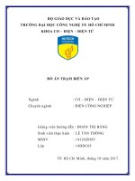 Đồ án trạm biến áp thiết kế trạm biến áp 22011022kv 