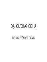 BÀI GIẢNG ĐẠI CƯƠNG CHẨN ĐOÁN HÌNH ẢNH hay