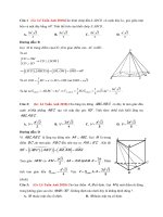 Lớp 12   HÌNH học KHÔNG GIAN   (GV lê ANH TUẤN ) 38 câu hình học không gian từ đề thi năm 2018 