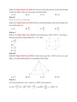 Lớp 12   HÌNH học KHÔNG GIAN   (GV đặng thành nam) 64 câu hình học không gian từ đề thi năm 2018 