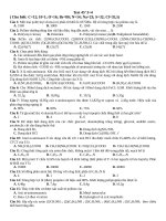 Ôn tập hóa lớp 12 test3+4