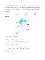 Lớp 12   HÌNH học KHÔNG GIAN   ( trường không chuyên) 1212 câu hình học không gian p1 