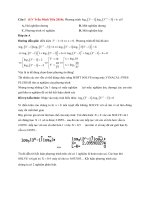 Lớp 12   số mũ và logarit   (gv trần minh tiến) 43 câu số mũ  và logarit từ đề thi năm 2018 