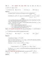 Lớp 12   số mũ và logarit   (GV nguyễn thị lanh ) 41 câu số mũ  và logarit từ đề thi năm 2018 