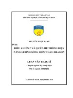 Điều khiển p và q của hệ thống điện năng lượng sóng biển wave dragon 