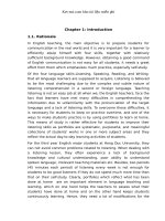 IMPROVING LISTENING SKILLS FOR THIRD YEAR STUDENTS AT HONG DUC UNIVERSITY THROUGH PORTFOLIO