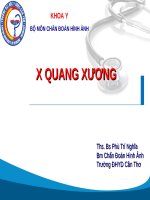 ĐẠI CƯƠNG X QUANG XƯƠNG y3 trường đại học y dược cần thơ