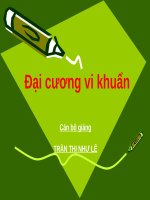 ĐẠI CƯƠNG VI KHUẨN trường đại học y dược cần thơ