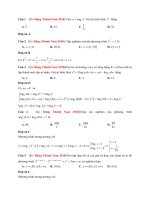 Lớp 12   số mũ và logarit   (gv đặng thành nam) 43 câu số mũ  và logarit từ đề thi năm 2018 