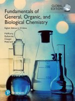 Fundamentals of general organic and biological chemistry 8th global edtion by mcmurry 1 