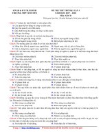 Đề thi thử THPT QG môn giáo dục công dân   năm học 2017 2018   THPT chuyên thái bình   thái bình   lần 1   file word có lời giải chi tiết 