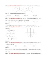 Lớp 12   hàm số   100 câu từ đề thi thử thầy đặng thành nam năm 2018 converted 