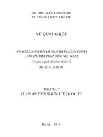 Năng lực cạnh tranh xuất khẩu của ngành công nghiệp phần mềm việt nam tt 