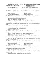 THPT lục ngạn 1   bắc giang   lần 2 môn lịch sử năm 2017   file word có đáp án chi tiết 