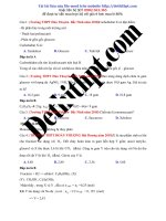 Lớp 12   cacbonhidrat   338 câu từ đề thi thử năm 2018 các trường không chuyên cả nước image marked 