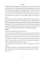 BÀI TẬP LỚN SỞ HỮU TRÍ TUỆ ĐỀ TÀI SỐ 3