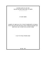 Nghiên cứu hiệu quả xử lý chất ô nhiễm hữu cơ trong nước thải giết mổ lợn bằng công nghệ bể sinh học kết hợp màng lọc có khí nâng (gaslift MBR) 