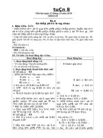 TUẦN 8 lớp 5 soạn theo phát triển năng lực .
