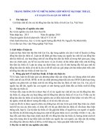 Cải thiện sinh kế cho các hộ đồng bào dân tộc thiểu số tỉnh lào cai, việt nam (tt) 