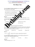 Lớp 12   DAO ĐỘNG cơ học   132 câu từ đề thi thử THPTQG năm 2018 các sở giáo dục  đào tạo image marked 