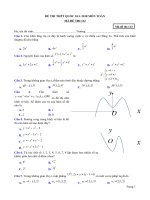 Đề thi chính thức môn toán THPT quốc gia năm 2018   mã 112   file word có lời giải (miễn phí) 