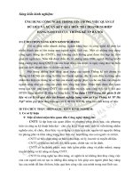 Ứng dụng công nghệ thông tin trong việc quản lý dữ liệu và xử lý kết quả điều tra doanh nghiệp hàng năm