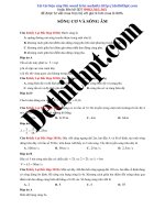 Lớp 12   SÓNG cơ học   25 câu SÓNG cơ và SÓNG âm từ THẦY lại đắc hợp 2018 image marked 