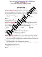 Lớp 12   SÓNG ÁNH SÁNG   36 câu từ đề thi thử THPTQG năm 2018 giáo viên nguyễn thành nam image marked 