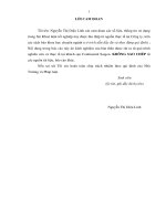 Giải pháp marketing mix thu hút khách hàng sử dụng dịch vụ của bộ phận fb tại khách sạn continental saigon