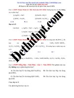 Lớp 12   đại cương kim loại   111 câu từ đề thi thử năm 2018 các trường không chuyên cả nước image marked 