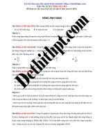 Lớp 12   SÓNG ÁNH SÁNG   25 câu SÓNG ÁNH SÁNG từ THẦY lại đắc hợp 2018 image marked 