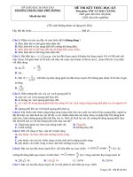 cau hoi trac nghiem vat ly dai cuong