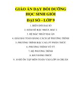 Các chuyên đề bồi dưỡng học sinh giỏi đại số lớp 9