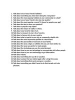 SPEAKING anh văn cơ bản