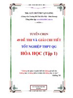 đề thi thử thpt qg môn hóa học