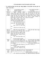 mon co so van hoa viet nam