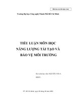 Huong dan thuc hien tieu luan nang luong tai tao